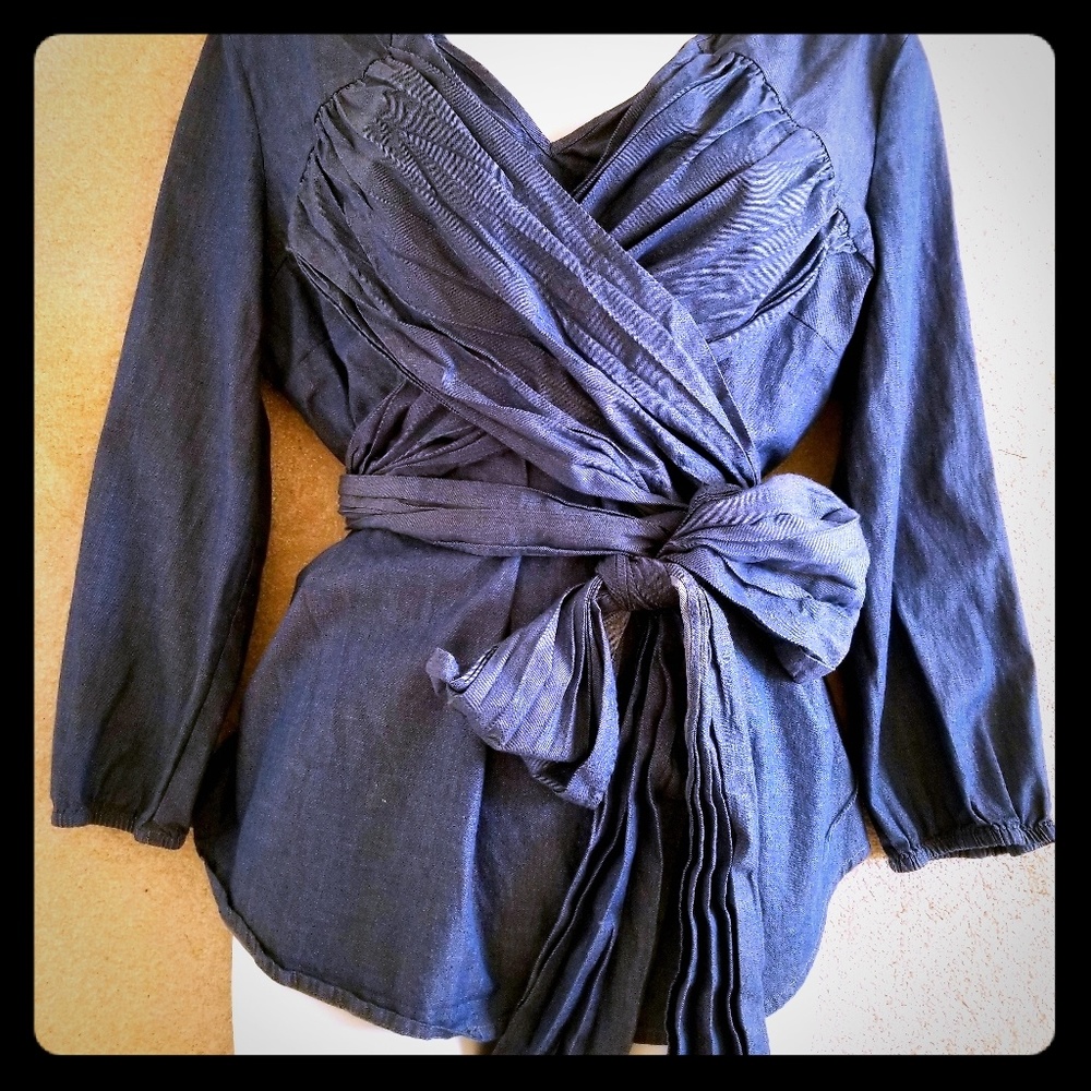Ny&Co Design Studio Medium wrap blouse top